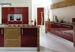 Fusion Burgandy & American Walnut Fitted Kitchen
