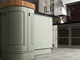 Dante Sage Green Painted Fitted Kitchen Design