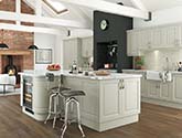 Jefferson Painted Mussel Fitted Kitchen Design