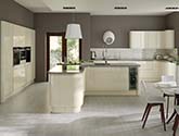 Strada Ivory Concave Fitted Kitchen Design