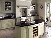 Windsor Classic Sage Green nd Olive Painted Fitted Kitchen Design
